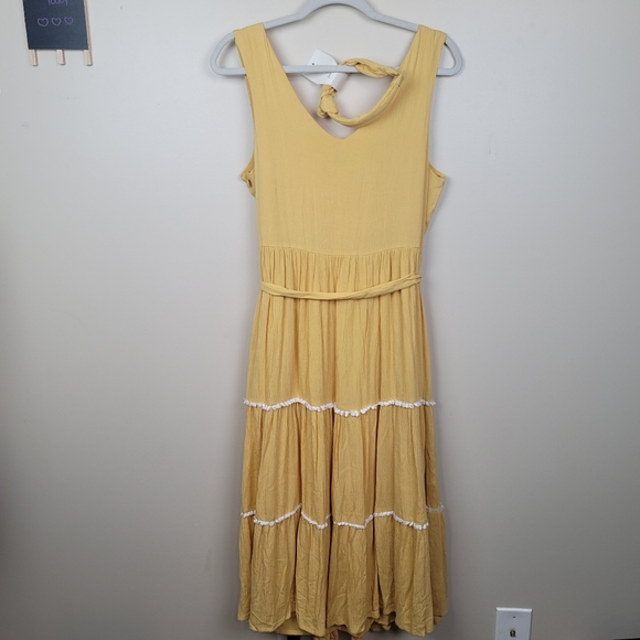 NWT Joie Mommy & Me Gold Maxi Dress size 10 - Picture 8 of 8
